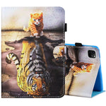 Custodia in pelle piatta con slot carte per iPad Air 10.9
