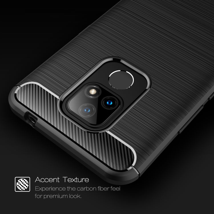 Custodia in TPU in fibra di carbonio con trama spazzolata, For Motorola Moto E7 (2020), For OnePlus 9 Pro, For OnePlus 9