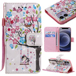 Custodia portafoglio in pelle flip per iPhone 12 e 12 Pro