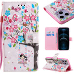 Custodia portafoglio in pelle flip per iPhone 12 e 12 Pro
