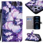 Custodia portafoglio in pelle flip per iPhone 12 e 12 Pro