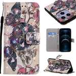 Custodia portafoglio in pelle flip per iPhone 12 e 12 Pro