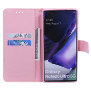 Custodia portafoglio in pelle flip per Samsung Galaxy Note20 Ultr