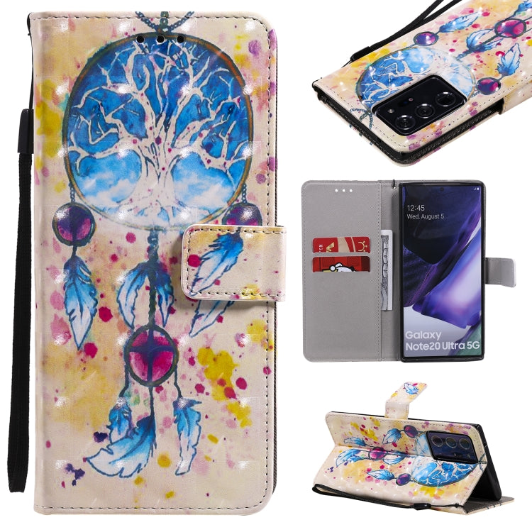 Custodia portafoglio in pelle flip per Samsung Galaxy Note20 Ultr