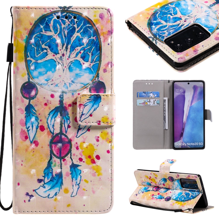 Custodia portafoglio in pelle flip per Samsung Galaxy Note20 Ultr