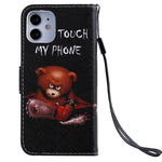 Custodia portafoglio in pelle flip per iPhone 12 Mini e 12 Pro