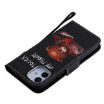 Custodia portafoglio in pelle flip per iPhone 12 Mini e 12 Pro