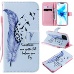 Custodia portafoglio in pelle flip per iPhone 12 Mini e 12 Pro