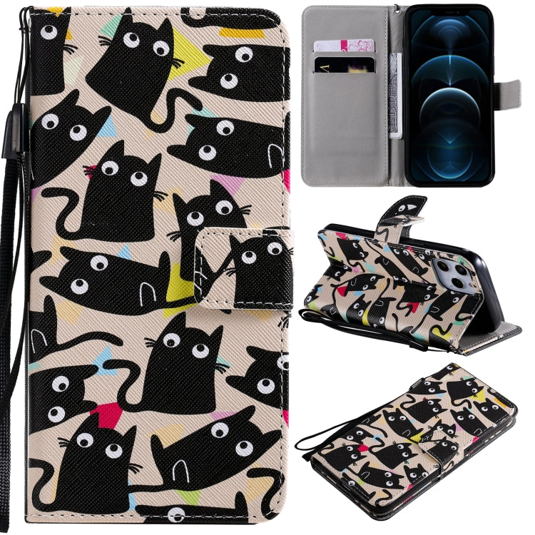 Custodia portafoglio in pelle flip per iPhone 12 Mini e 12 Pro