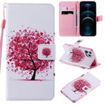 Custodia portafoglio in pelle flip per iPhone 12 Mini e 12 Pro