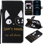 Custodia portafoglio in pelle flip per iPhone 12 Mini e 12 Pro