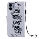 Custodia portafoglio in pelle per iPhone 12 mini con slot carte
