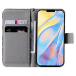 Custodia portafoglio in pelle per iPhone 12 mini con slot carte