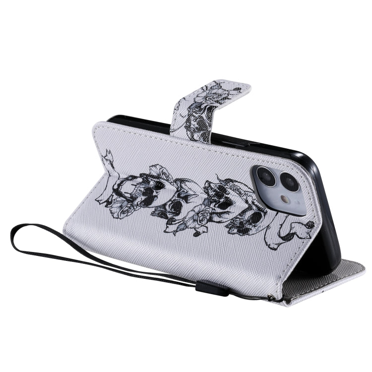 Custodia portafoglio in pelle per iPhone 12 mini con slot carte