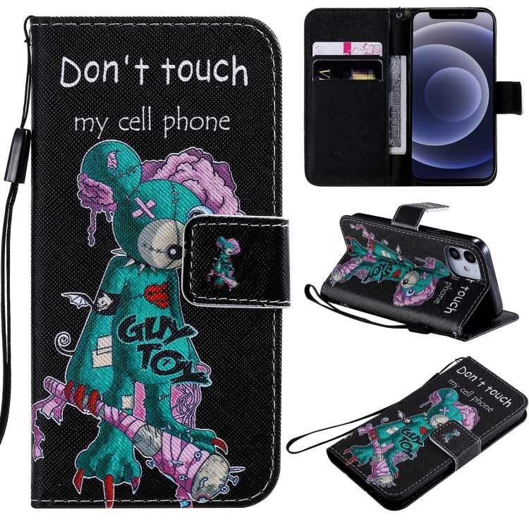 Custodia portafoglio in pelle per iPhone 12 mini con slot carte