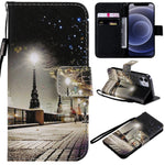 Custodia portafoglio in pelle per iPhone 12 mini con slot carte