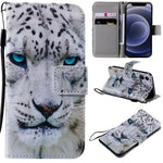 Custodia portafoglio in pelle per iPhone 12 mini con slot carte