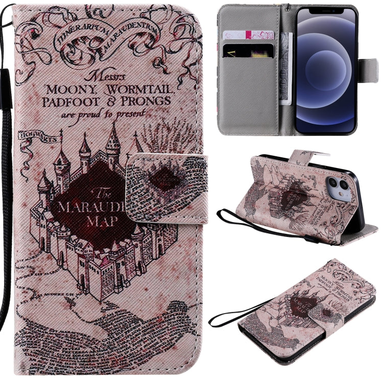 Custodia portafoglio in pelle per iPhone 12 mini con slot carte
