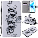 Custodia portafoglio in pelle per iPhone 12 mini con slot carte