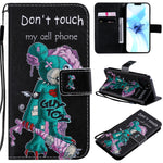 Custodia portafoglio in pelle per iPhone 12 mini con slot carte