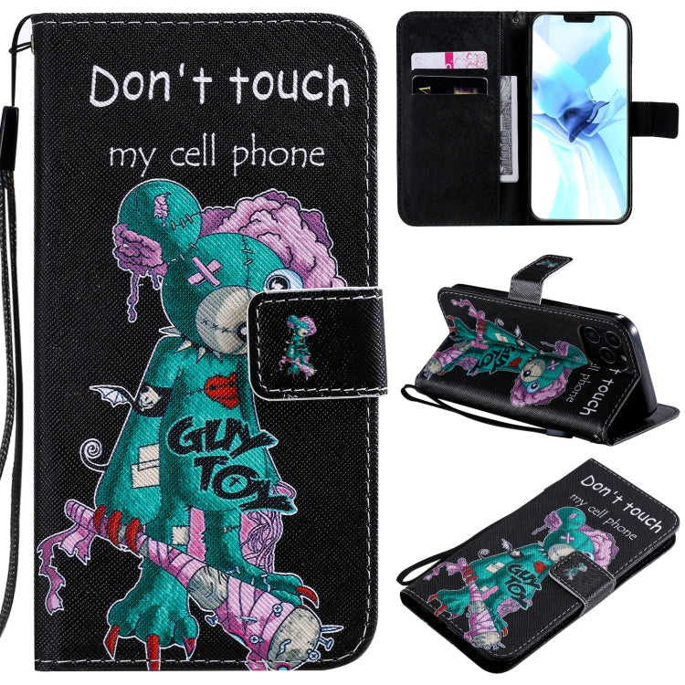 Custodia portafoglio in pelle per iPhone 12 mini con slot carte