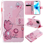 Custodia portafoglio in pelle per iPhone 12 mini con slot carte