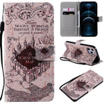 Custodia portafoglio in pelle flip per iPhone 12 Pro Max