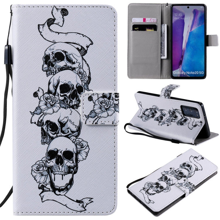 Custodia portafoglio in pelle flip per Samsung Galaxy Note20