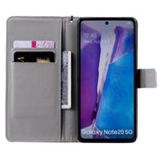Custodia portafoglio in pelle flip per Samsung Galaxy Note20