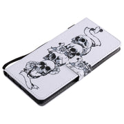 Custodia portafoglio in pelle flip per Samsung Galaxy Note20