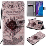 Custodia portafoglio in pelle flip per Samsung Galaxy Note20