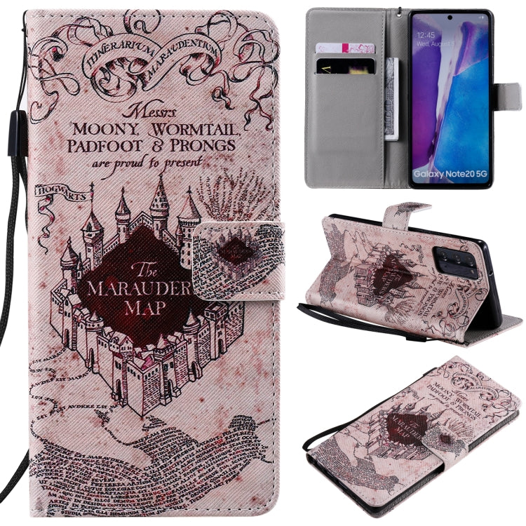 Custodia portafoglio in pelle flip per Samsung Galaxy Note20