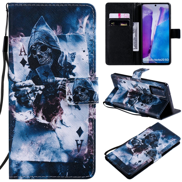 Custodia portafoglio in pelle flip per Samsung Galaxy Note20