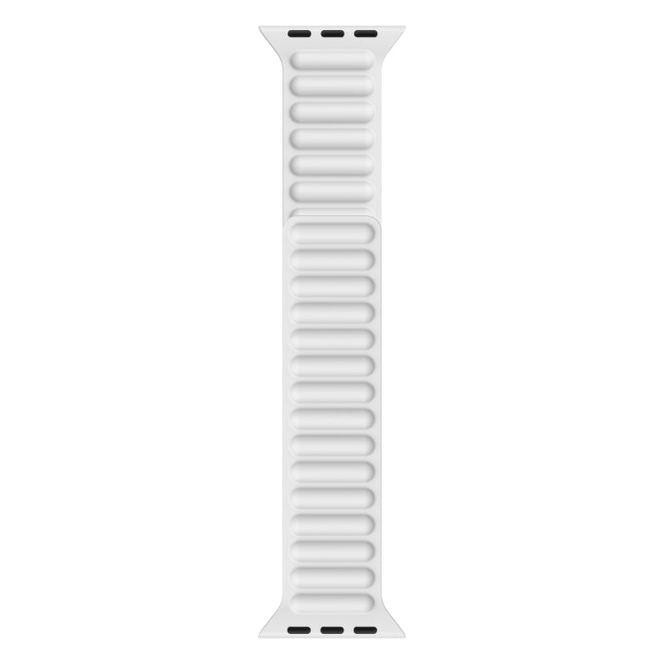 Cinturino in silicone con catena magnetica per Apple Watch Series 6 e SE e 5 e 4 40 mm / 3 e 2 e 1 38 mm, For Apple Watch Series 7 41mm / 6 & SE & 5 & 4 40mm / 3 & 2 & 1 38mm, For Apple Watch Series 8&7 41mm / SE 2&6&SE&5&4 40mm / 3&2&1 38mm