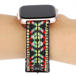 Per cinturino in vera pelle stile etnico Fitbit Versa