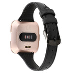 Per Fitbit Versa Razy Horse Texture cinturino in vera pelle