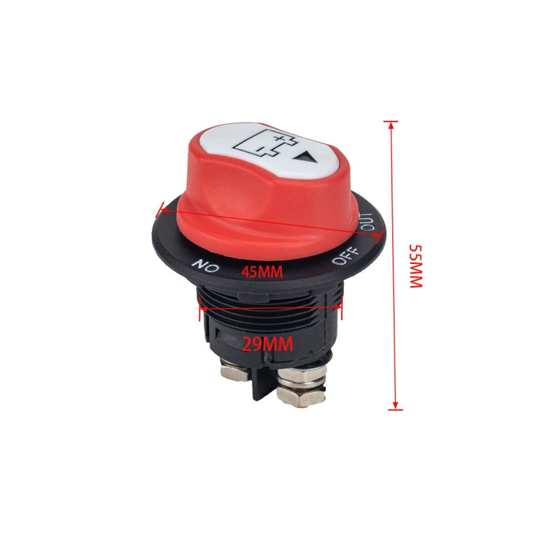 Selettore batteria per auto 100A Isolatore Disconnect Rotary Switch Cut, A2947