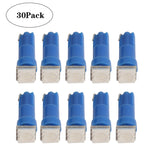 30 PCS T5 1LED SMD-5050 Indicatore LED per modifica auto Luce blu, A3894