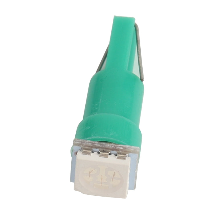 30 PCS T5 1LED SMD-5050 Indicatore LED per modifica auto Luce verde, A3895