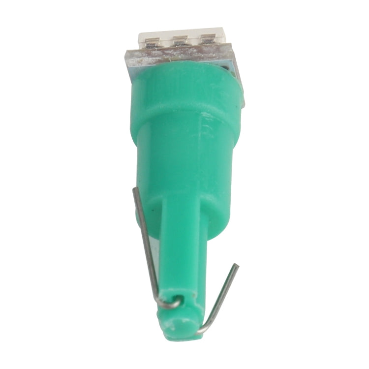 30 PCS T5 1LED SMD-5050 Indicatore LED per modifica auto Luce verde, A3895
