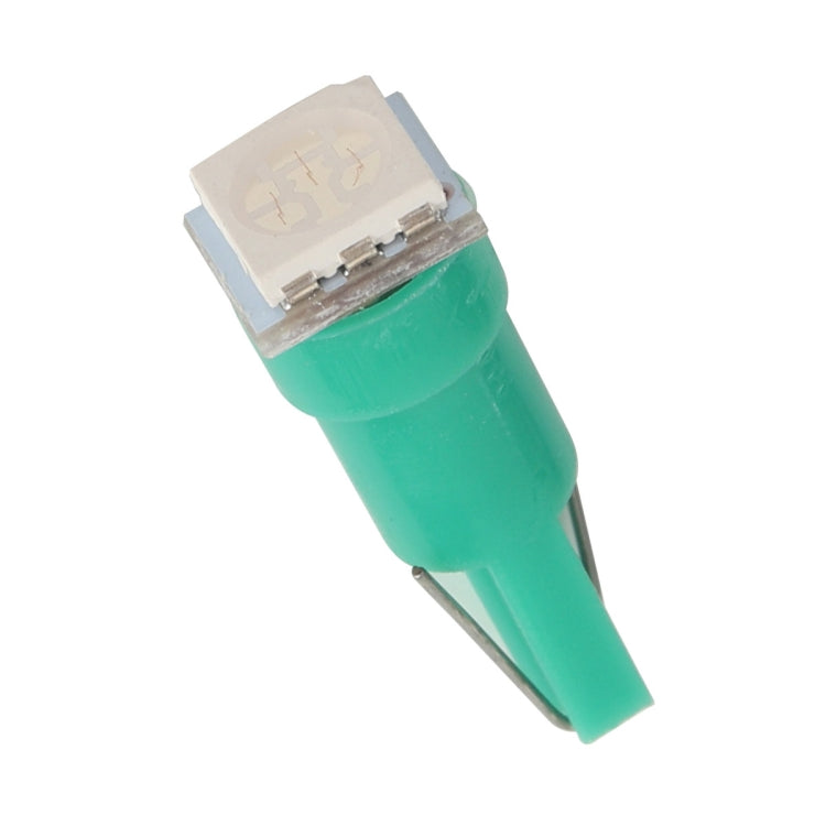30 PCS T5 1LED SMD-5050 Indicatore LED per modifica auto Luce verde, A3895