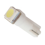 30 PCS T5 1LED SMD-5050 Indicatore LED per modifica auto Luce bianca, A3896