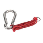 Cavo a strappo per fune di sicurezza a molla per rimorchio per camper, M8 x 80mm, M10 x 100mm