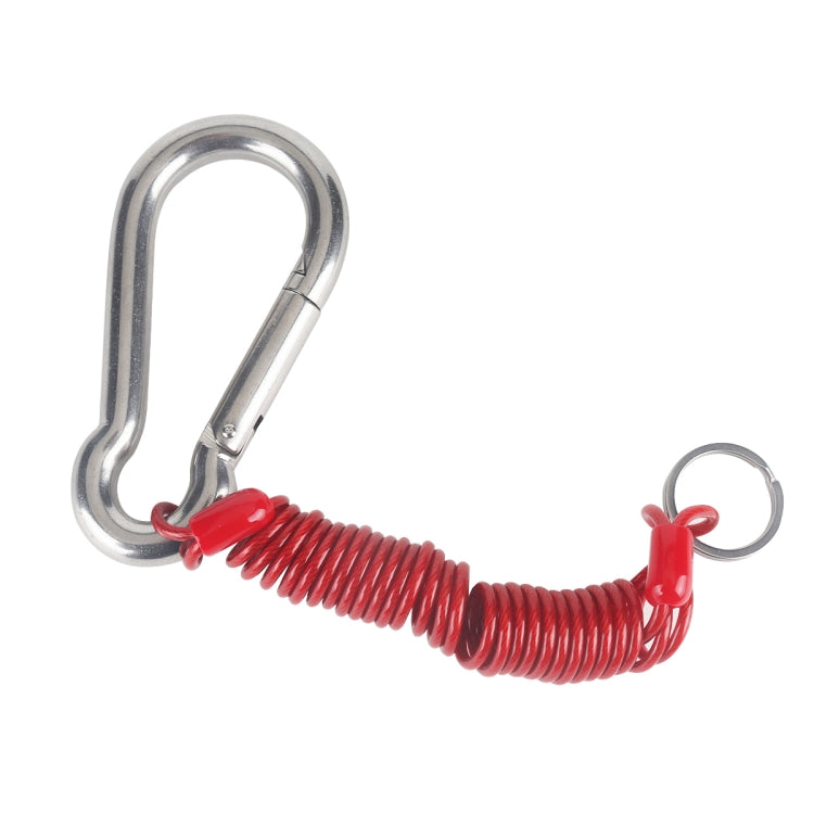 Cavo a strappo per fune di sicurezza a molla per rimorchio per camper, M8 x 80mm, M10 x 100mm