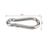 Cavo a strappo per fune di sicurezza a molla per rimorchio per camper, M8 x 80mm, M10 x 100mm