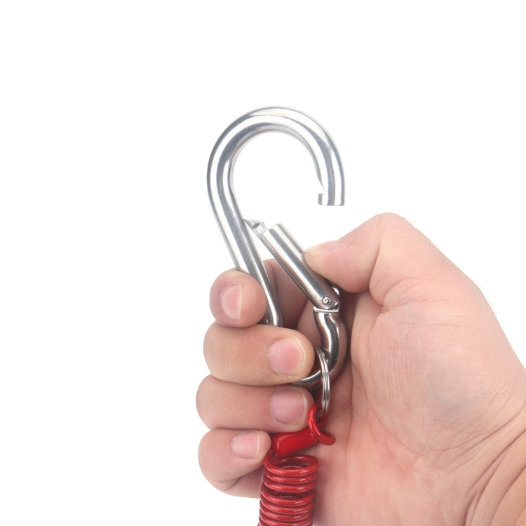Cavo a strappo per fune di sicurezza a molla per rimorchio per camper, M8 x 80mm, M10 x 100mm