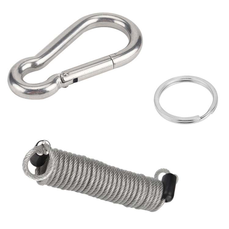 Cavo a strappo per fune di sicurezza a molla per rimorchio per camper, M8 x 80mm, M10 x 100mm