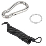 Cavo a strappo per fune di sicurezza a molla per rimorchio per camper, M8 x 80mm, M10 x 100mm