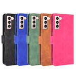 Custodia portafoglio in pelle PU per Samsung Galaxy S21+ 5G