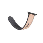 Cinturino in TPU in pelle incollata per Apple Watch Series 6 e SE e 5 e 4 40 mm / 3 e 2 e 1 38 mm
